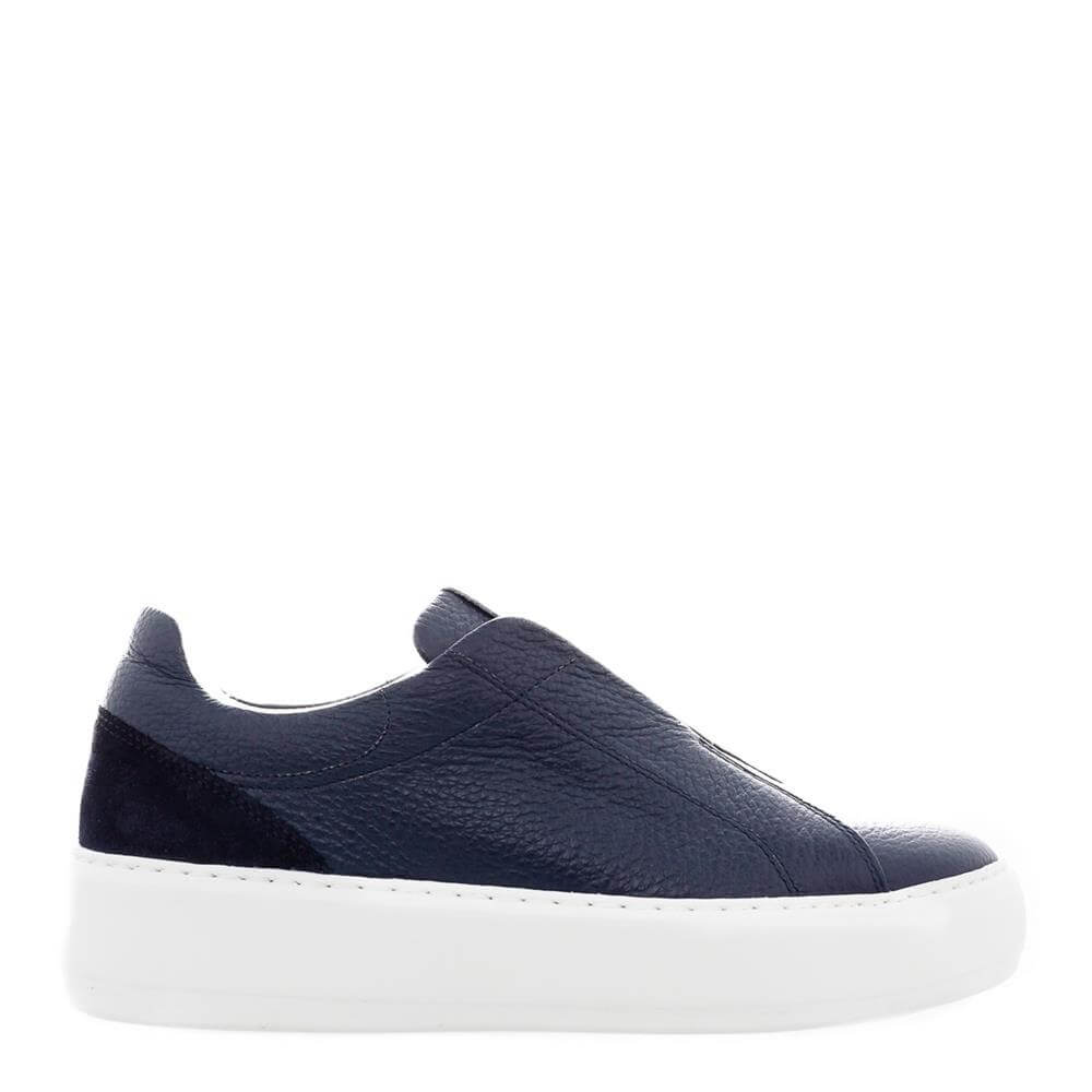 Carl Scarpa Mabel Navy Trainers